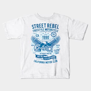 Street Rebel Motorcycle Kids T-Shirt